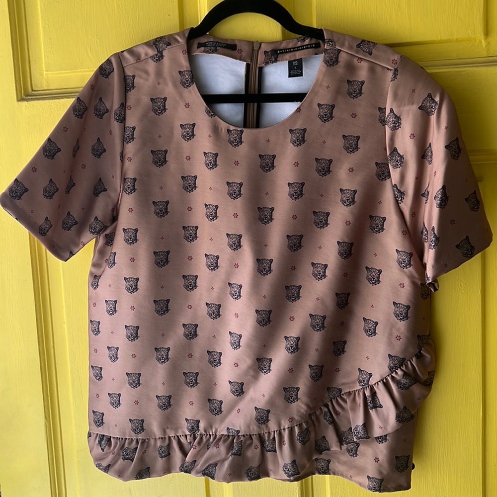 Scotch And Soda Maison Scotch Leopard Heads Repea… - image 1